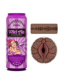 Коричневый мастурбатор-вагина Pleasure Brew Masturbator-Wild Ale в банке - Lovetoy - в Домодедово купить с доставкой
