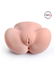 Реалистичный мастурбатор с двумя функциональными отверстиями - Erowoman-Eroman - в Домодедово купить с доставкой