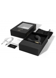 Чёрный перезаряжаемый стимулятор простаты Bruno Black - Lelo - в Домодедово купить с доставкой