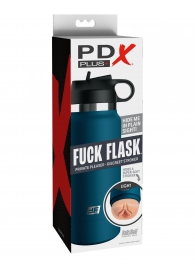 Мастурбатор-вагина в синей колбе F*ck Flask - Pipedream - в Домодедово купить с доставкой