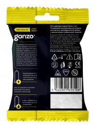 Ультратонкие презервативы Ganzo Ultra thin в мягкой упаковке - 3 шт. - Ganzo - купить с доставкой в Домодедово
