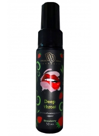 Спрей для горла Deep Throat с десенсибилизирующим эффектом и вкусом клубники - 50 мл. - БиоМед - купить с доставкой в Домодедово