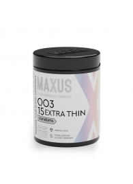 Экстремально тонкие презервативы MAXUS 003 Extra Thin - 15 шт. - Maxus - купить с доставкой в Домодедово