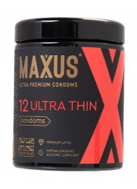 Ультратонкие презервативы MAXUS Ultra Thin - 12 шт. - Maxus - купить с доставкой в Домодедово