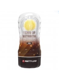 Прозрачный текстурированный мастурбатор Vacuum Cup Masturbator Stellar - Baile - в Домодедово купить с доставкой