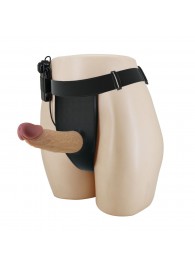 Полый вибрострапон на регулируемых трусиках Draven - 17,5 см. - Baile - купить с доставкой в Домодедово