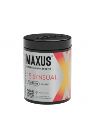 Анатомические презервативы MAXUS Sensual - 15 шт. - Maxus - купить с доставкой в Домодедово