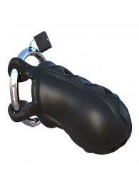Черный замок верности Extreme Silicone Cock Blocker - Pipedream - купить с доставкой в Домодедово