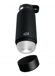 Черный мастурбатор в виде бутылки Fap Flask - Pipedream - в Домодедово купить с доставкой
