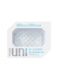 Прозрачный мастурбатор-стимулятор Tenga Uni Diamond - Tenga - в Домодедово купить с доставкой
