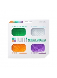 Набор из 4 мастурбаторов-стимуляторов Tenga Uni Variety Pack - Tenga - в Домодедово купить с доставкой