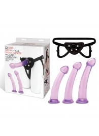 Тренировочный набор с тремя насадками Pegging Training Set - Lux Fetish - купить с доставкой в Домодедово