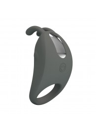 Серое эрекционное кольцо с вибрацией Master Ring - Baile - в Домодедово купить с доставкой