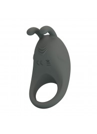 Серое эрекционное кольцо с вибрацией Master Ring - Baile - в Домодедово купить с доставкой
