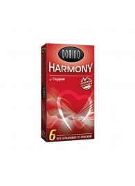Гладкие презервативы Domino Harmony - 6 шт. - Domino - купить с доставкой в Домодедово