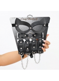 Соблазнительный кожаный набор БДСМ - Crazy Handmade - купить с доставкой в Домодедово