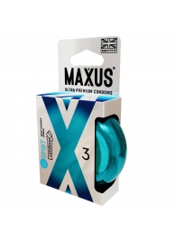 Презервативы Maxus G spot с двойной спиралью - 3 шт. - Maxus - купить с доставкой в Домодедово