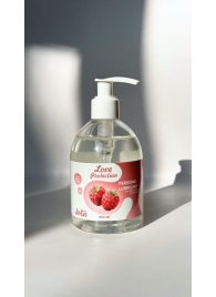 Лубрикант на водной основе Love Protection Raspberry с ароматом малины - 300 мл. - Lola Games - купить с доставкой в Домодедово