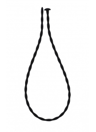 Черный уретральный массажер Glide Extra Small - 30 см. - Lola Games - купить с доставкой в Домодедово