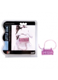 Эрекционное кольцо с вибратором LITTLE LILAC - Dream Toys - в Домодедово купить с доставкой