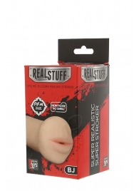 Нежный мастурбатор-ротик REALSTUFF 5INCH MASTURBATOR BJ - Dream Toys - в Домодедово купить с доставкой
