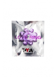 Мягкая фиолетовая гелевая насадка - Toyfa Basic - в Домодедово купить с доставкой