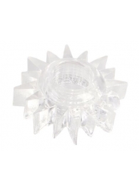 Прозрачное гелевое эрекционное кольцо-солнце - Toyfa Basic - в Домодедово купить с доставкой