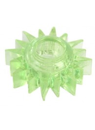 Зеленое эрекционное кольцо-солнце - Toyfa Basic - в Домодедово купить с доставкой