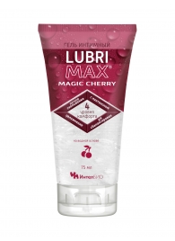 Интимный гель-смазка на водной основе Lubrimax Magic Cherry - 75 мл. - ИнтелБИО - купить с доставкой в Домодедово