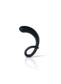 Черный массажер простаты Curving Curt - 13 см. - MyStim - купить с доставкой в Домодедово