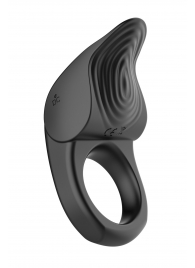 Черное эрекционное виброкольцо Vibro Lust Ring - MALESATION - в Домодедово купить с доставкой