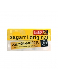 Презервативы увеличенного размера Sagami Original 0.02 XL-size - 12 шт. - Sagami - купить с доставкой в Домодедово