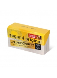 Презервативы увеличенного размера Sagami Original 0.02 XL-size - 12 шт. - Sagami - купить с доставкой в Домодедово