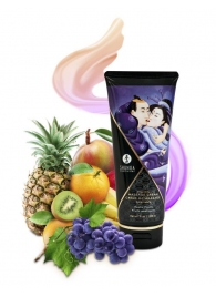 Массажный крем для тела с ароматом экзотических фруктов Exotic fruits - 200 мл. - Shunga - купить с доставкой в Домодедово