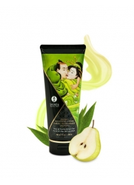 Массажный крем для тела с ароматом груши и зелёного чая Pear   Exotic Green Tea - 200 мл. - Shunga - купить с доставкой в Домодедово