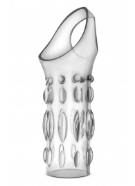 Прозрачная насадка на пенис Stretchy Studded Penis Sleeve Ring - Blush Novelties - в Домодедово купить с доставкой