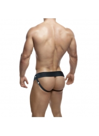 Телесный фаллопротез на черных эластичных ремнях 7 Inch Hollow Strap On - 17 см. - Blush Novelties - купить с доставкой в Домодедово