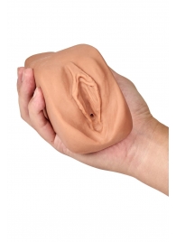 Маструбатор-вагина с вибрацией Soft   Wet Renata Realistic Tan Masturbator - Blush Novelties - в Домодедово купить с доставкой