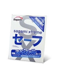 Презерватив Sagami Xtreme Ultrasafe с двойным количеством смазки - 1 шт. - Sagami - купить с доставкой в Домодедово