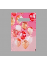 Пакет «Праздничные шары» с вырубной ручкой (20х30 см) - UPAK LAND - купить с доставкой в Домодедово