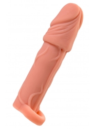 Телесная удлиняющая насадка с подхватом - 16 см. - ToyFa - в Домодедово купить с доставкой