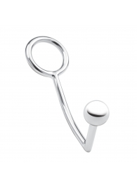Кольцо на пенис с анальным стимулятором Stainless Steel Anal Hook   Cock Ring - BlueLine - в Домодедово купить с доставкой