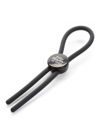 Тёмно-серое эрекционное кольцо с зажимом Again and Again Adjustable Cock Ring - Fifty Shades of Grey - в Домодедово купить с доставкой