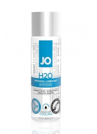 Охлаждающий лубрикант на водной основе JO Personal Lubricant H2O COOLING - 60 мл. - System JO - купить с доставкой в Домодедово