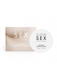 Массажная свеча для всего тела Slow Sex - 50 гр. - Bijoux Indiscrets - купить с доставкой в Домодедово