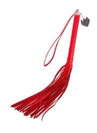 Красная кожаная плеть с петлёй - 50 см. - Pecado - купить с доставкой в Домодедово