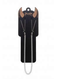 Зажимы на соски «Вилки» на цепочке - Pecado - купить с доставкой в Домодедово