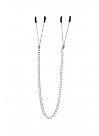 Зажимы на соски «Вилки» на цепочке - Pecado - купить с доставкой в Домодедово