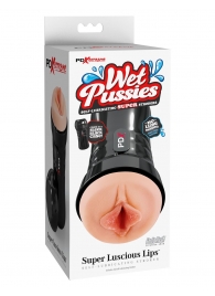 Мастурбатор-вагина в колбе Super Luscious Lips - Pipedream - в Домодедово купить с доставкой