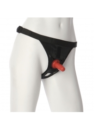 Трусики со штырьком для фиксации насадок Ultra Harness with Plug - Doc Johnson - купить с доставкой в Домодедово